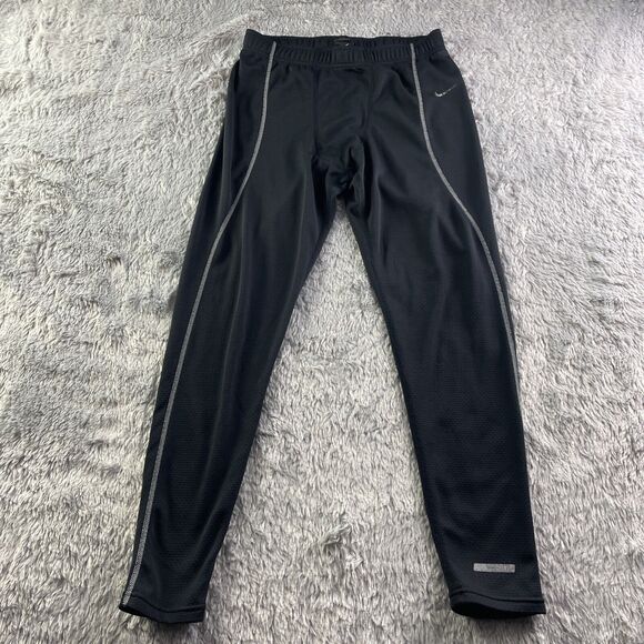 Nike Leggings Mens Extra Large Black White Camo Swoosh Base Layer Yoga Running - Picture 2 of 9